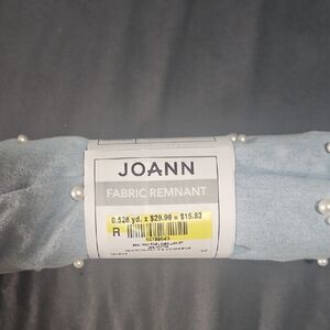 J.O.A. Light Blue Pearl-Studded Jeans